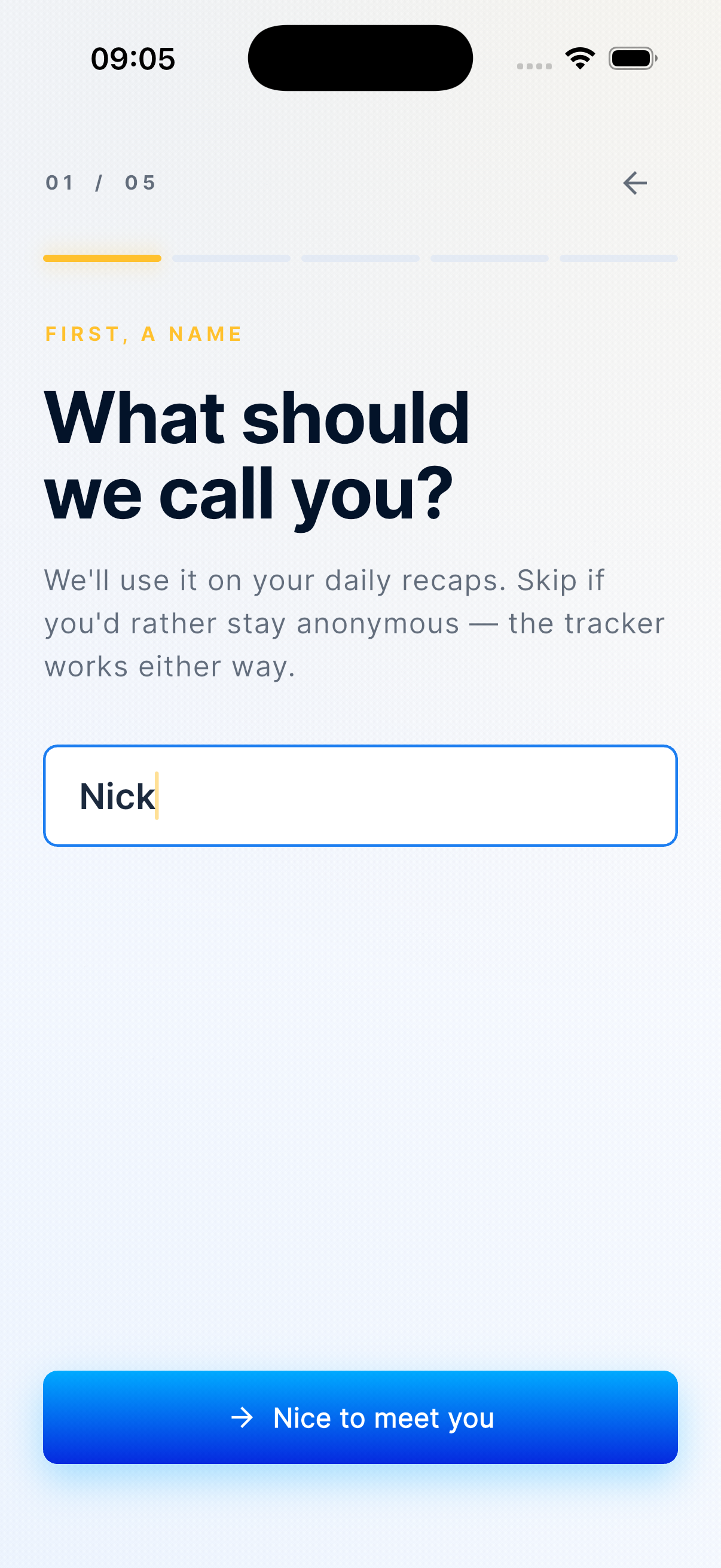 Onlywins Tracker home board