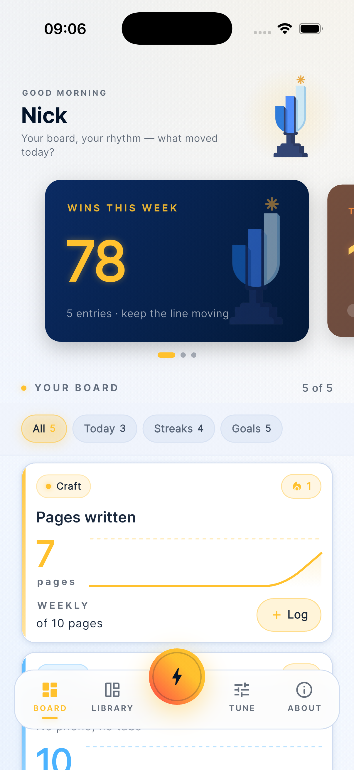 Onlywins Tracker screen 9